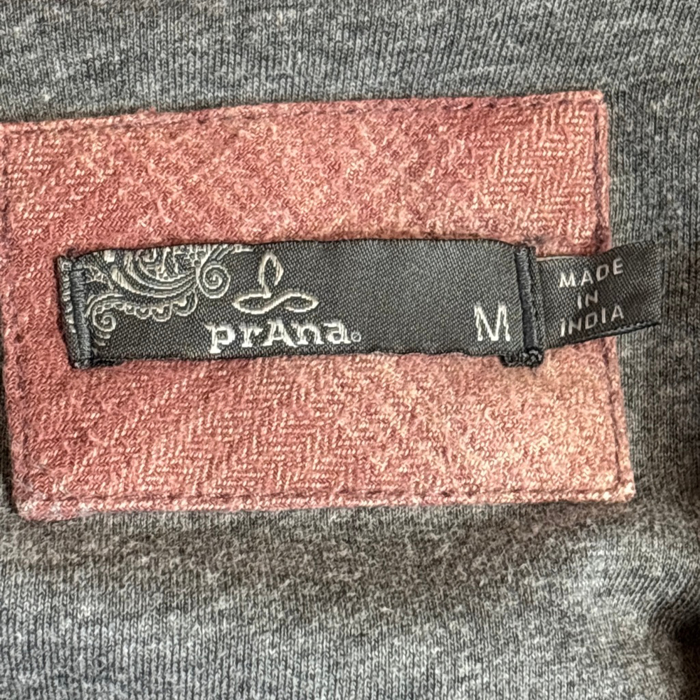 prAna Charley Top Plaid Flannel Shirt Shacket Women’s Medium Pink Gray - Picture 7 of 10